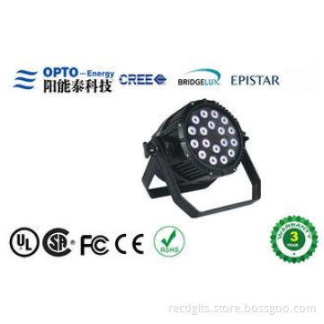 IP65 Led Par Stage Lights DMX 512 200W 18pcs 4 in 1 for DJ
